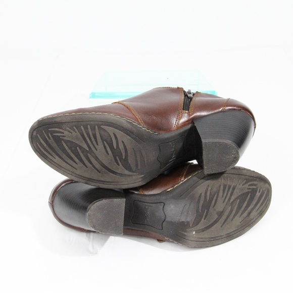 BOC Born Women Double Monk Strap Bootie sz 9 Ankle Boot Brown Leather - Picture 8 of 8